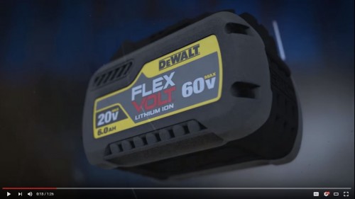 DeWALT FLEXVOLT battery