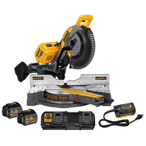 DeWalt FLEXVOLT Cordless 12" Dual Bevel Sliding Mitre Saw