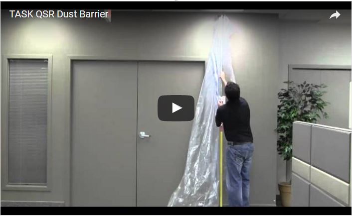 TASK Quick Support Rods Dust Barrier System