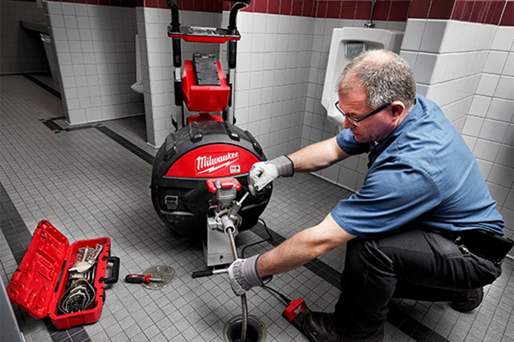 Milwaukee MX Fuel Sewer Drum Machine