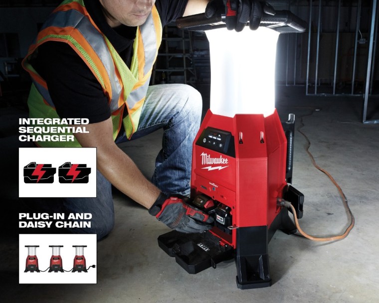 Milwaukee Radius Site Light with One-Key