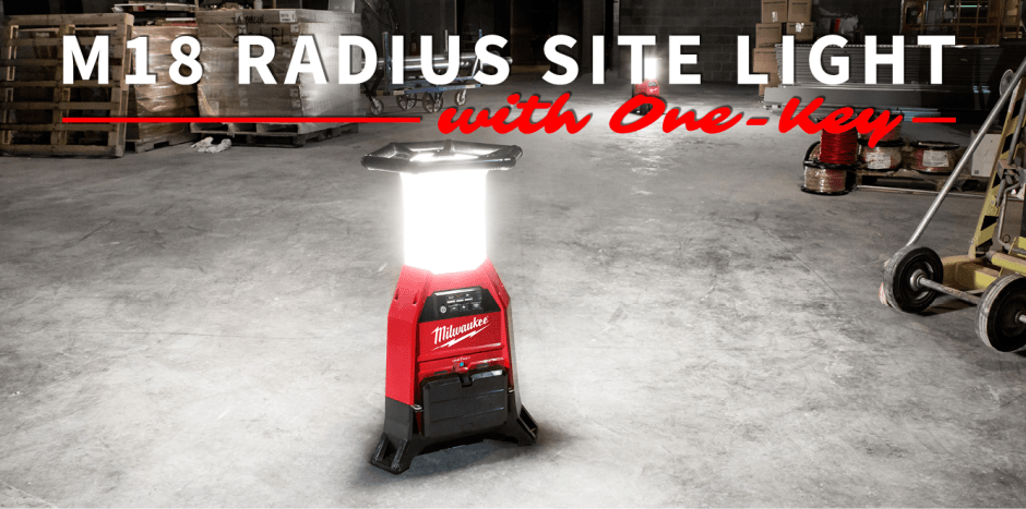 milwaukee radius site light with one key