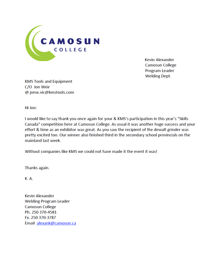 SkillsCanada_CamosunLetter